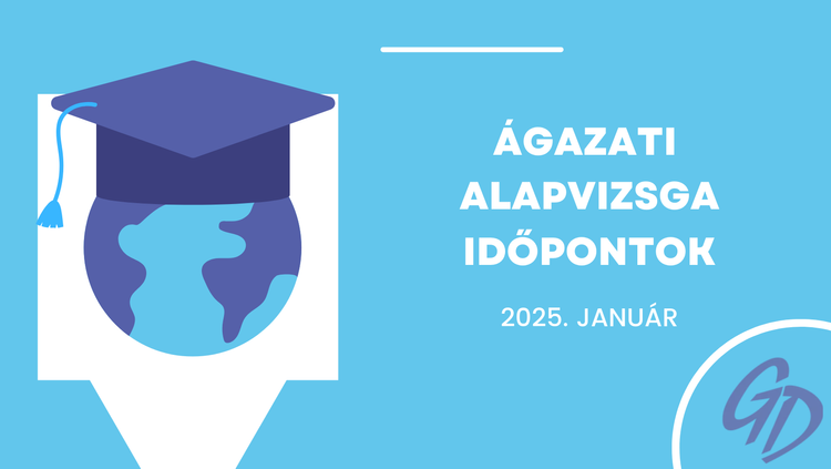 2025. januári ágazati alapvizsgák