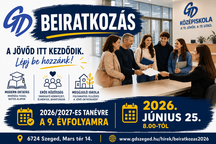 Beiratkozás 2026/2027-es tanévre