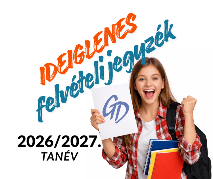 Ideiglenes felvételi jegyzék 2026/2027. tanév