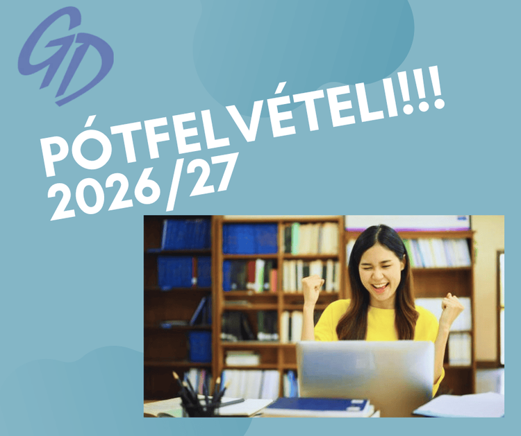 Pótfelvételi a 2026/2027-es tanévre