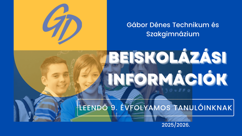 Beiskolázási információk 2025/26
