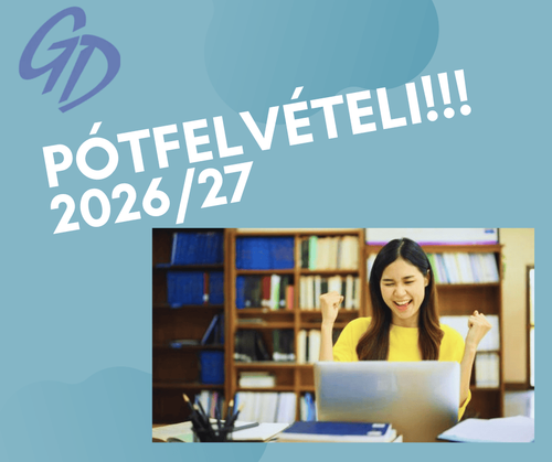 Pótfelvételi a 2026/2027-es tanévre